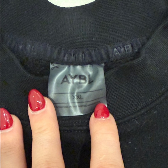 AYBL Crewneck Sweater in Black - Picture 2 of 2